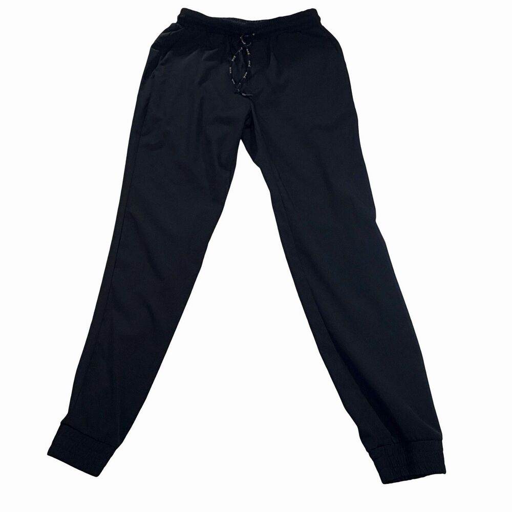 RFX Rainforest Joggers Men's Size Small Black Athleisure Elastic Waist Pullon